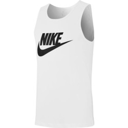 Men's T-shirt Nike Sportswear Tank Icon Futura M - white/black