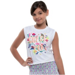 Girls' T-shirt Lucky in Love Novelty Print Sun Chaser Tank Girls - multi