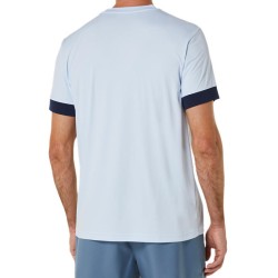 Men's T-shirt Asics Court Short Sleeve Top - soft sky/midnight