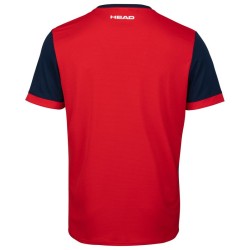 Boys' t-shirt Head Davies T-Shirt B - red/dark blue