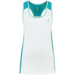 Women's top K-Swiss Hypercourt Speed Tank W - white/algiers blue