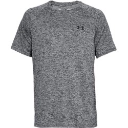 Men's T-shirt Under Armour Tech SS Tee 2.0 - black/black melange
