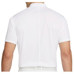 Men's Polo T-shirt Nike Court Dri-Fit Pique Polo M - white/black