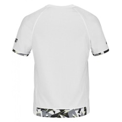 Men's T-shirt Babolat Aero Crew Neck Tee - white/white