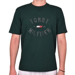 Men's T-shirt Tommy Varsity Graphic Short Sleeve Tee - hunter