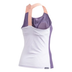 Women's top Adidas Women Y-Tank Heat Ready - tech purple/shock yellow