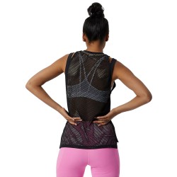 Women's top New Balance Relentless Fashion Sweat Tank - black