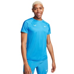 Men's T-shirt Nike Rafa Challenger Dri-Fit Tennis Top - light photo blue/white