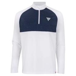 Men's long sleeve T-shirt Tecnifibre Thermo Zipper Longsleeves - white