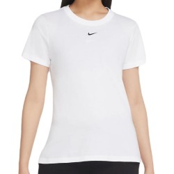 Women's T-shirt Nike Sportwear Essentiaal T-Shirt - white/black