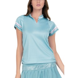 Women's T-shirt Lucky in Love Can't Find Me Love Hide Out Short Sleeve - eucalyptus