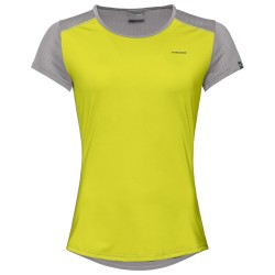 Women's T-shirt Head Sammy T-Shirt W - yellow/grey
