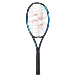 Tennis racket Yonex New EZONE 98 Tour (315g) - sky blue + string + stringing