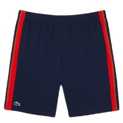 Men's shorts Lacoste Recycled Polyester Tennis Shorts - navy blue/rouge