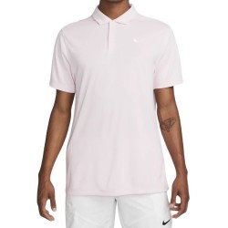 Men's Polo T-shirt Nike Men's Court Dri-Fit Solid Polo - pink foam/white