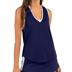 Women's top Lucky in Love Macram_ Core Singlet Women - white/midnight