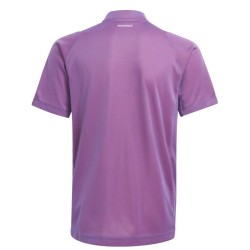Boys' t-shirt Adidas Roland Garros Polo - purple/white