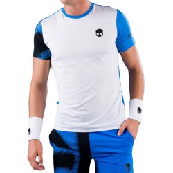 Men's T-shirt Hydrogen Bicolor Spray Tech Tee Man - bluette