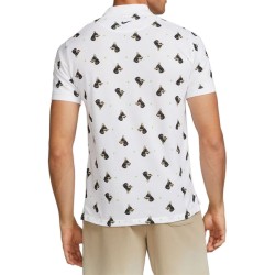 Men's Polo T-shirt Nike Print Slim Polo - white
