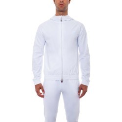 Men's Jumper Hydrogen Tech FZ Sweatshirt Skull - white