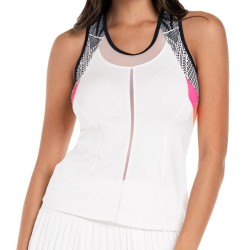 Women's top Lucky in Love Santa FE Glow Long Live Summer Tank - midnight