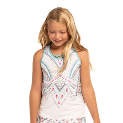 Girls' T-shirt Lucky in Love Desert Vibes Tank - white