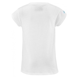 Girls' T-shirt Babolat Exercise Cotton Tee Girl - white