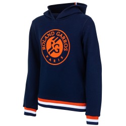 Boys' jumper Roland Garros Sweat Capuche Big Logo K - marine