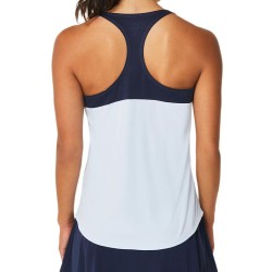 Women's top Asics Court Tank - soft sky/midnight