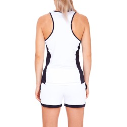 Women's top Hydrogen Tech Star Tank Top - anthracite melange/white