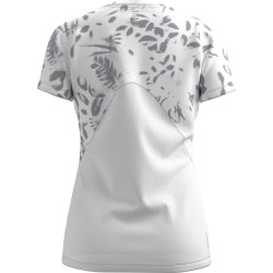 Women's T-shirt Under Armour Women's UA IsoChill 200 Print Short Sleeve - white/gray wolf