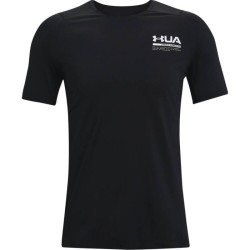 Men's T-shirt Under Armour Mens HG Iso Chill Perforated SS - black