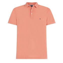 Men's Polo T-shirt Tommy Hilfiger Core 1985 Slim Polo - peach dusk