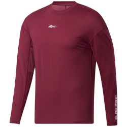 Men's long sleeve T-shirt Reebok Les Millis LS Tee M - punch berry