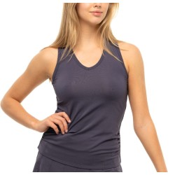 Women's top Lucky in Love Patch Me If You Can Patch Stripe Tank - concord