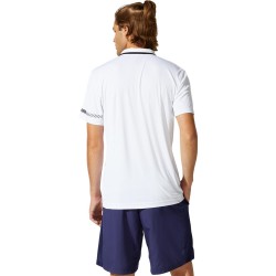 Men's Polo T-shirt Asics Court M Polo Shirt - brilliant white
