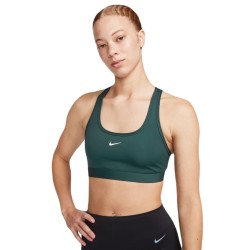 Women's bra Nike Swoosh Light Support Non-Padded Sports Bra - deep jungle/white