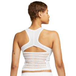 Women's top Nike Court Dri-Fit Slam Tennis Tank Top - white/black