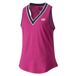 Women's top Yonex Roland Garros Fitted Tank Top - rose pink