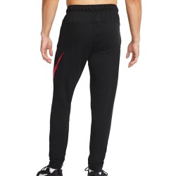 Men's trousers Nike Dry Pant Taper FA Swoosh - black/habanero red