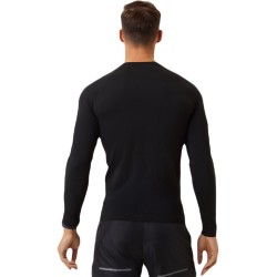 Men's long sleeve T-shirt Bj_rn Borg Running Seamless LS T-Shirt - black beauty