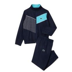 Boys' tracksuit Lacoste Colorblock Tennis Sweatsuit - navy blue/blue/white