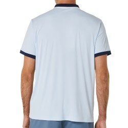 Men's Polo T-shirt Asics Court Polo Shirt - soft sky/midnight