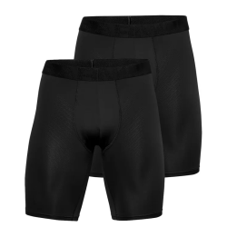 Men's Boxers Under Armour Men's UA Tech Mesh 9in Boxerjock 2-Pack - black