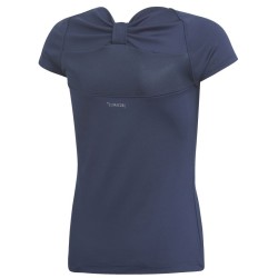 Girls' T-shirt Adidas G Ribbon Tee - collegiate navy