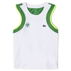 Women's top Lacoste Sport Roland Garros T-shirt - white