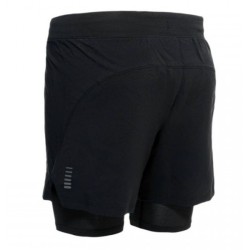 Men's shorts Under Armour Men's UA Iso-Chill Run 2-in-1 Shorts - black/reflective