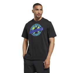 Men's T-shirt Reebok Les Mills Oversized Tee - black