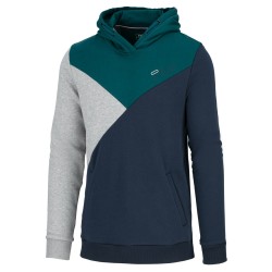 Men's Jumper Fila Sweathoody Jacob - navy/deep teal/light grey melange