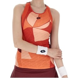 Women's top Lotto Tech I D3 Tank - grenadine red
